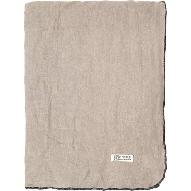 Broste Copenhagen Gracie duk 160x300 cm Eco Simply taupe - Beige