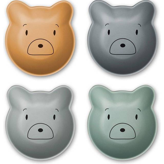 LIEWOOD Filiz Snack Bowl 4-Pack |Multi/patterned |One Size