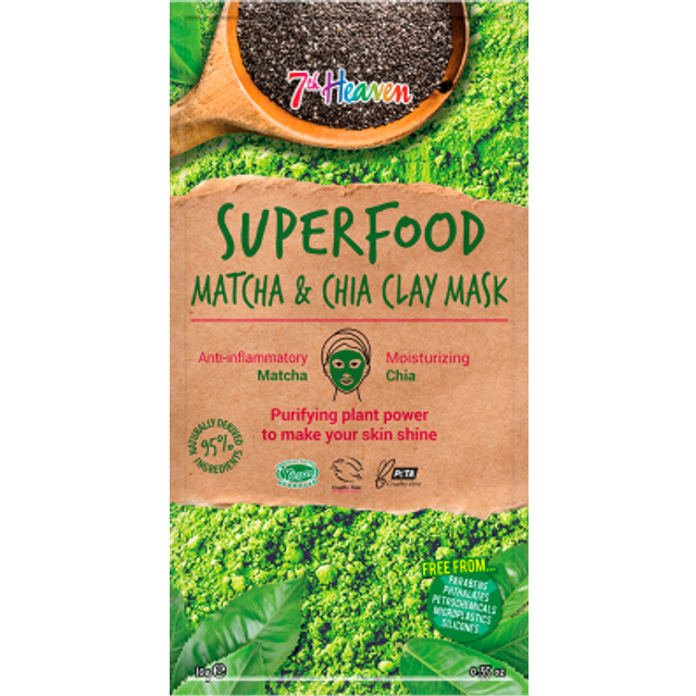 7th Heaven Superfood Matcha & Chia Clay Mask 10g