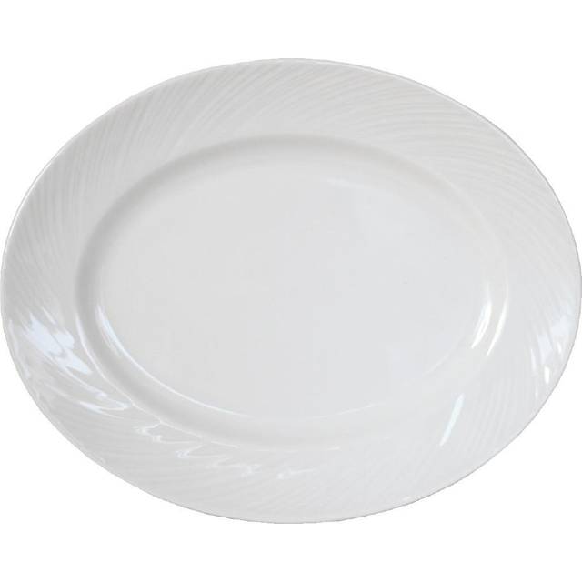Steelite Spyro Oval Plates 280mm (Pack of 12)