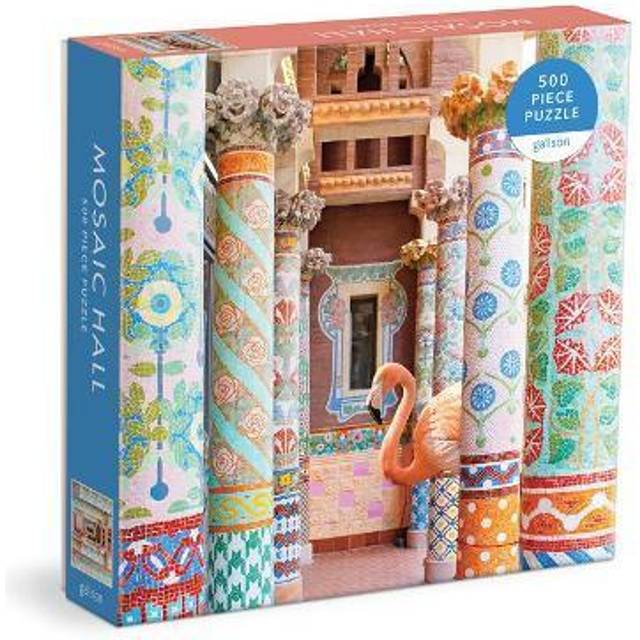 Mosaic Hall Jigsaw Puzzle Flamingo Barcelona Spain 500 Pieces