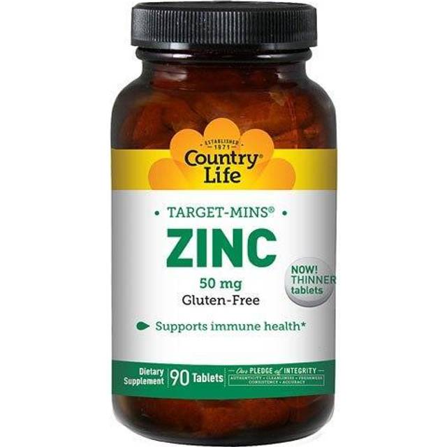Country Life  Target-Mins  Zinc  50 mg  90 Tablets