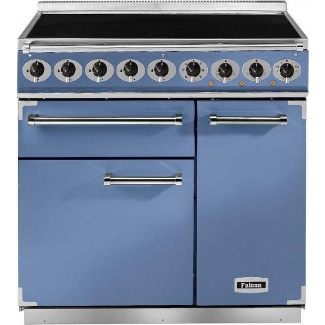 Falcon F900DXEICA/N 900 Deluxe Electric Induction Range Cooker - CHINA BLUE