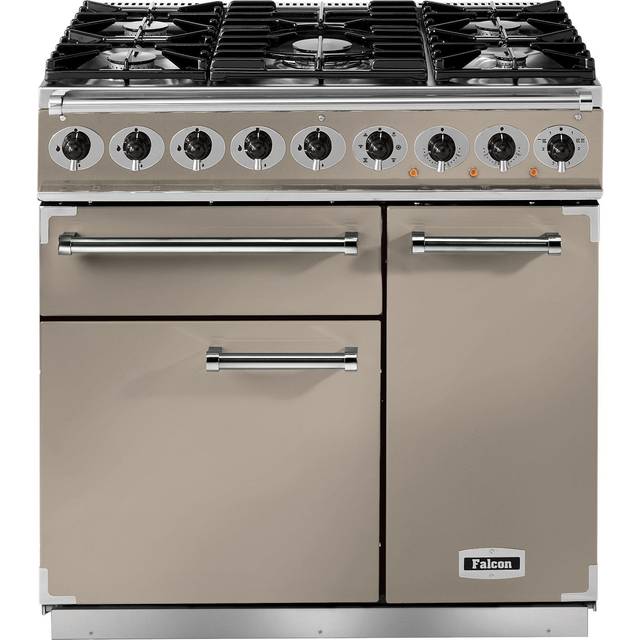 Falcon F900DXDFFN-NM Range cooker Dual Fuel - Fawn / Nickle