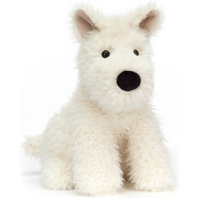 Jellycat Munro Scottie Dog Soft Toy, Original, White