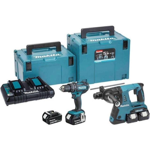 Makita - DLX2137PTJ lxt Twin Pack 18V 4 x 5.0Ah Li-ion MAKDLX2137PT