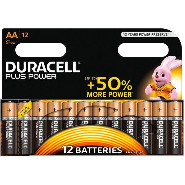 Duracell Plus AA LR6 Batteries | 12 Pack