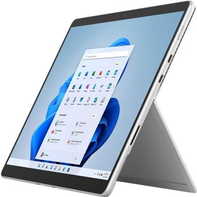 Microsoft Surface Pro 8 256GB (i5/16GB) Platinum W10 PRO *NY*, svart, 8PU-0035