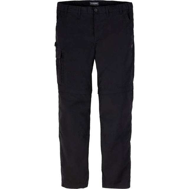 (32S, Black) Craghoppers Mens Expert Kiwi Tailored Cargo Trousers