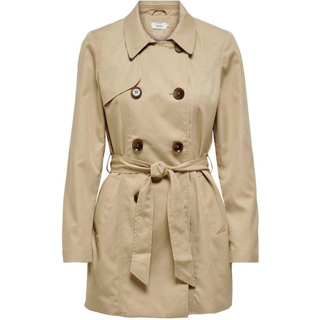 ONLY dam Jacka onlvalerie trenchcoat Otw Noos, Ingefärarrot, XL