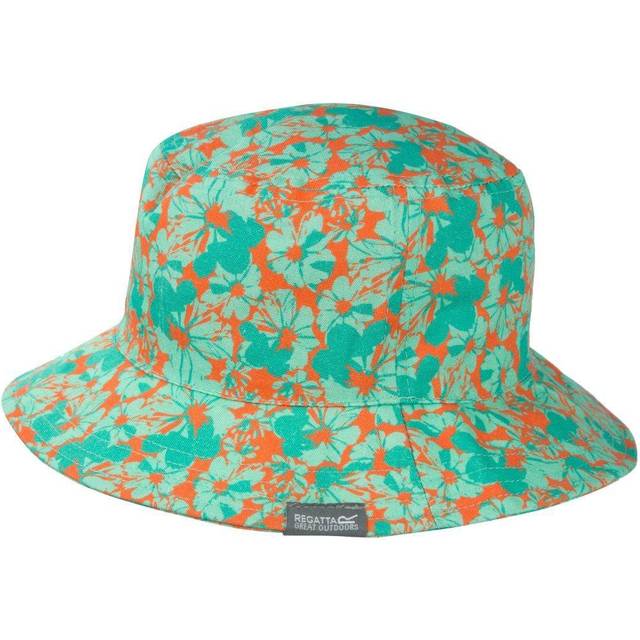 Regatta Boys & Girls Cruze II Cotton Wide Brim Summer Bucket Hat 4 Years