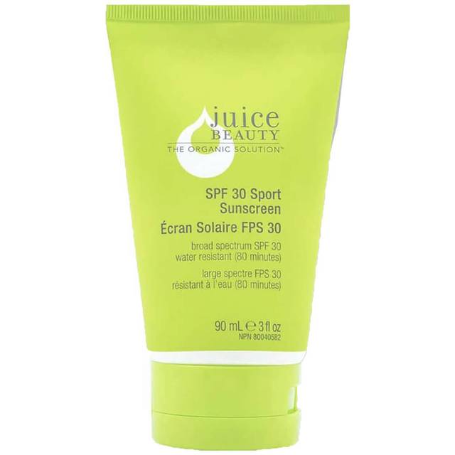 Juice Beauty SPF 30 Sport Sunscreen - 90 mL - Protects Against UVA/UVB Rays - Water + Sweat Resistant Up to 80 Minutes - All Ages + Skin Types - Vegan