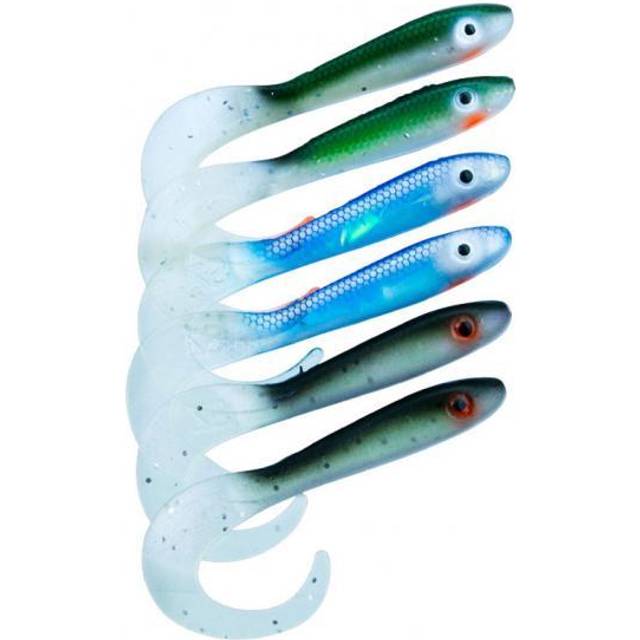 Svartzonker McRubber Tail 11cm Mix (6-pack) - Baitfish