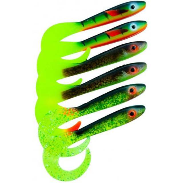 Svartzonker McRubber Tail 11cm Mix (6-pack) - Color