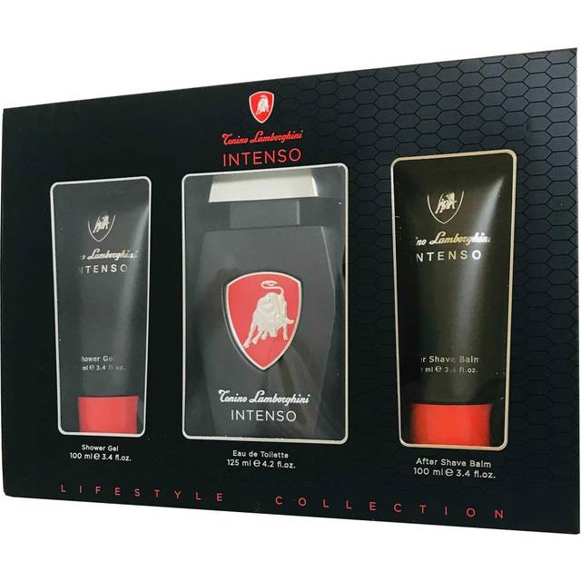 Lamborghini Gavesæt Intenso Edt 125ml Shower Gel 100ml After Red