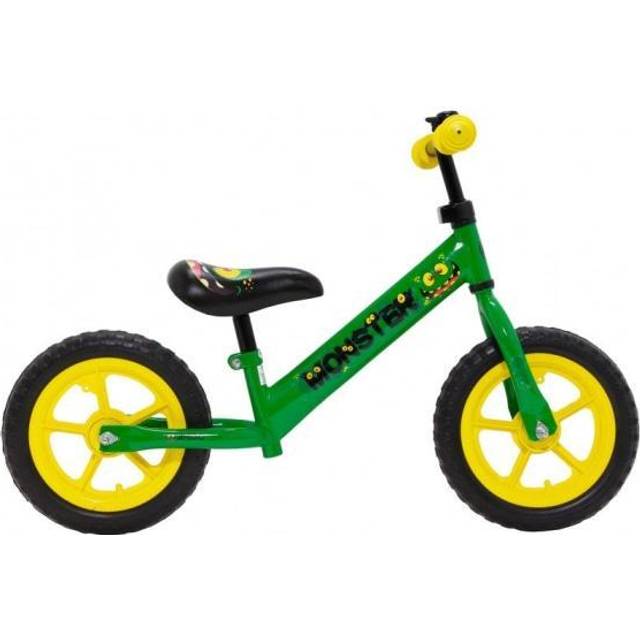 AMIGO Amigo - Balanscykel - Monster 12 Tum Junior Grön