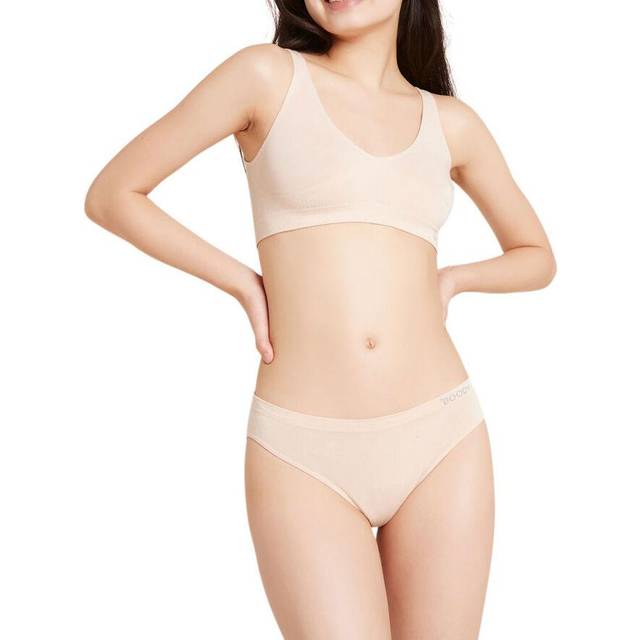 Boody Womens Organic Bamboo Classic Bikini - Natural - Size X-Large