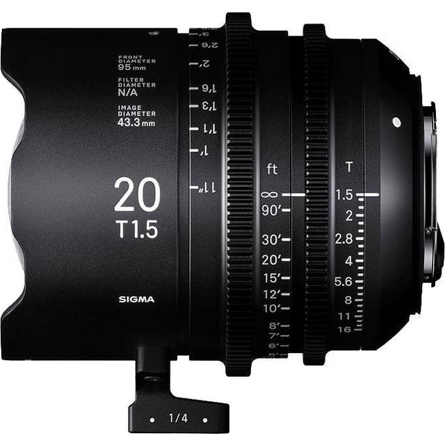 Cine 20mm T1,5, för Canon EF-fattning (fullformat)