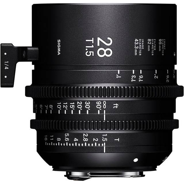 Sigma Cine 28mm T1.5 FF Metric Lens - Canon Mount