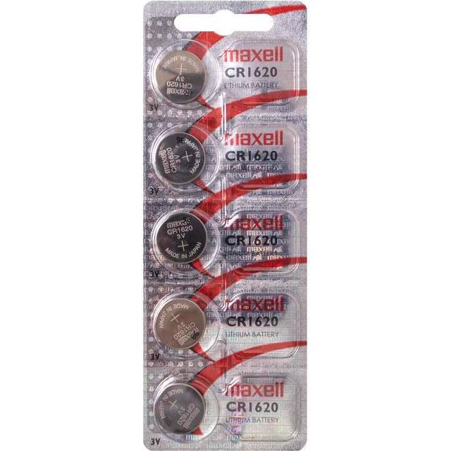 Maxell Cr1620 Lithium Batteries 5 Pcs.