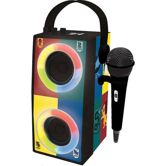 harry potter portable bluetooth® speaker + lights and microphone Lexibook - Noir - 19.81x15.01x27.79 cm
