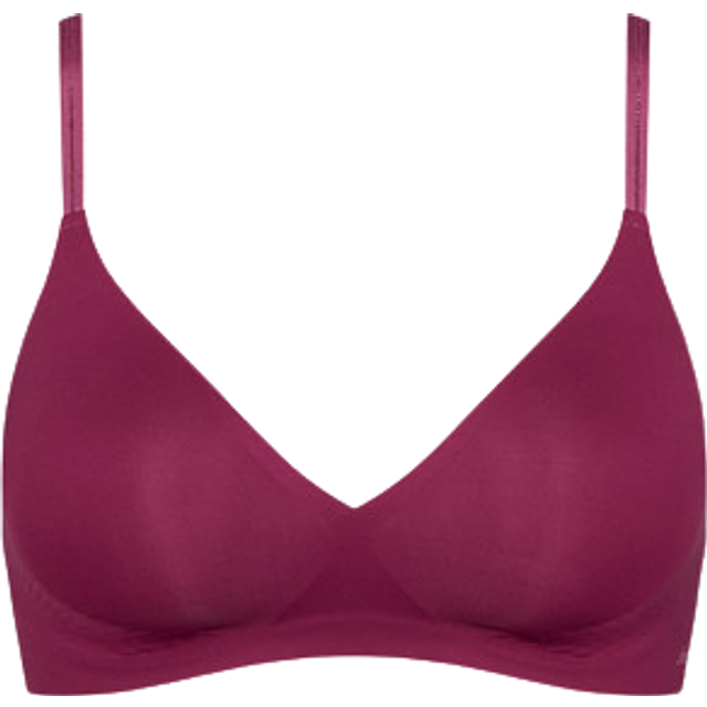 Sloggi Womens Body Adapt Soft Cup Bra - Purple Elastane - Size 10 UK