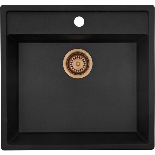 Diskho Lavabo Jupiter 60 Mattsvart - Mattsvart/Koppar