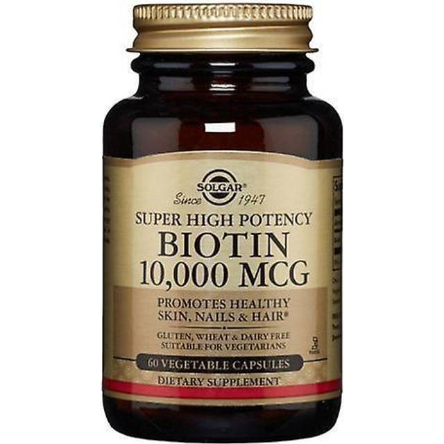 Solgar Biotin 10000 mcg - 60 Vegetable Capsules