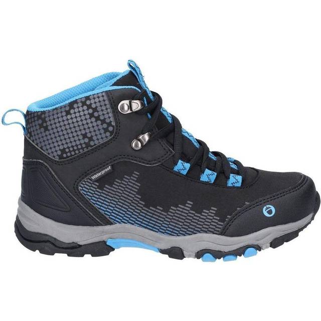 Cotswold Ducklington Waterproof Hiking Boot Kids | Boots  | Black / Blue  | UK Size 2