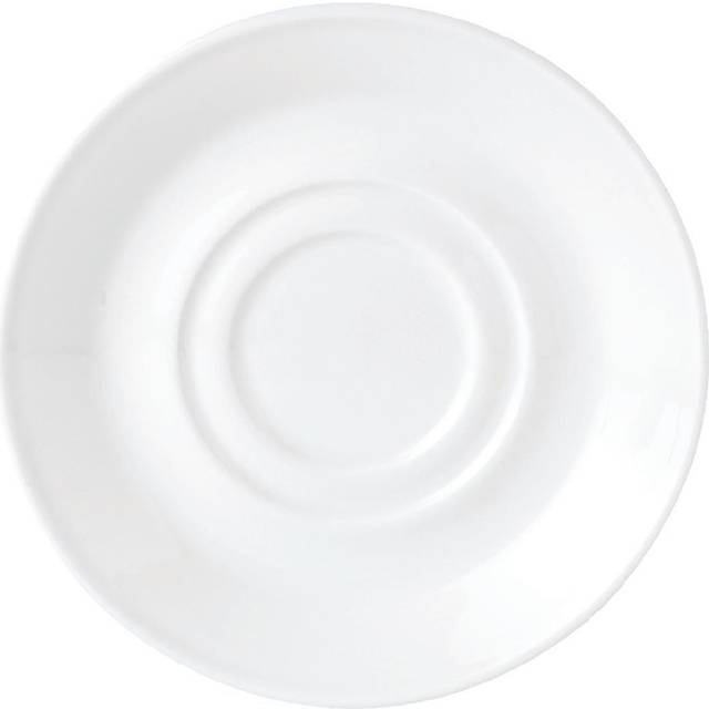 Steelite Simplicity White Double Well Saucer 5.75" (1 x 36)