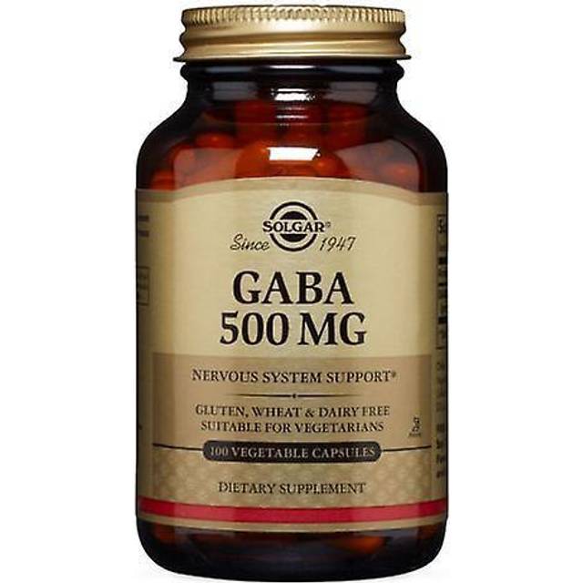 Solgar - Gaba, 500 Mg, 100 caps