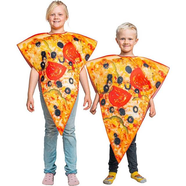 Photoreal Pizza Child Costume - Orange (One-Size)