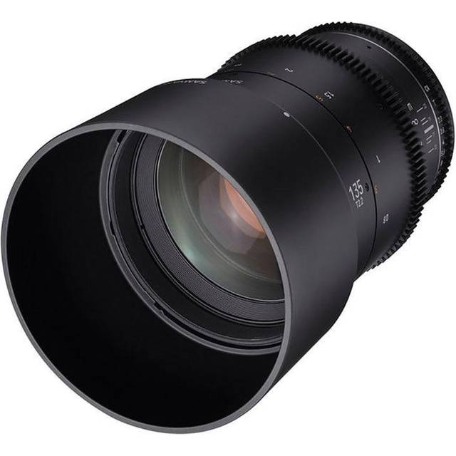 Samyang MF 135mm T2.2 VDSLR MK2 MFT - Video Cine Lens Telephoto fixed focal length for Micro Four Thirds cameras, manual focus, for Panasonic DC-GH...