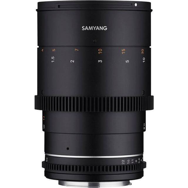 Samyang MF 135mm T2.2 VDSLR MK2 Canon EF - Video Cine Lens full frame telephoto fixed focal length for Canon EF EF-S camera, manual focus, for EOS ...