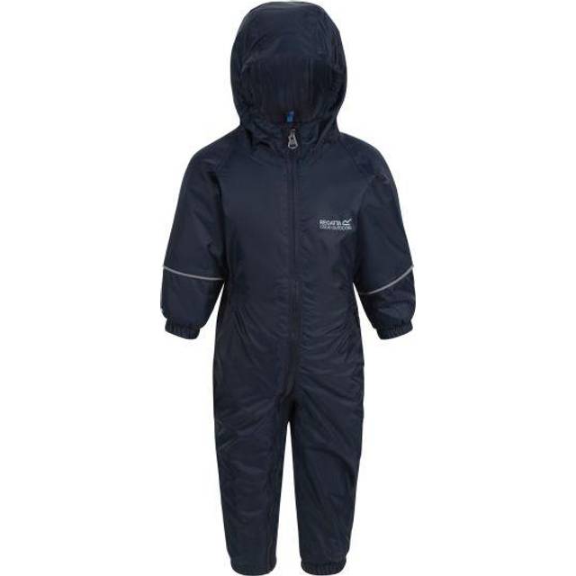 Regatta Kids Splosh III Waterproof & Breathable Insulated All-In-One Outdoor Rain Suit,Blue,Size 18-24 Month