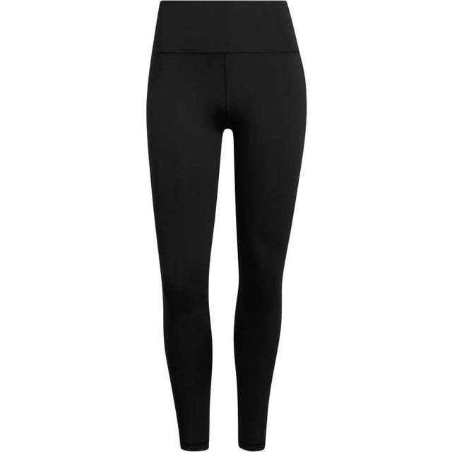 adidas Performance Womens Optime Training 7/8 Leggings - Black Recycled Material - Size 2XS