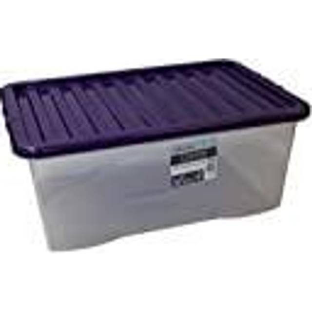 Wham 45L Clear Storage Box & Lid