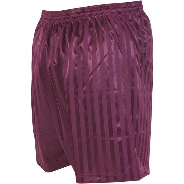 (XL, Maroon) Precision Unisex Adult Continental Striped Football Shorts