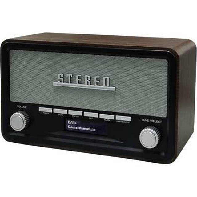 UNIVERSUM DR 350-21 bordsradio DAB+, FM AUX, Bluetooth® larmfunktion brun