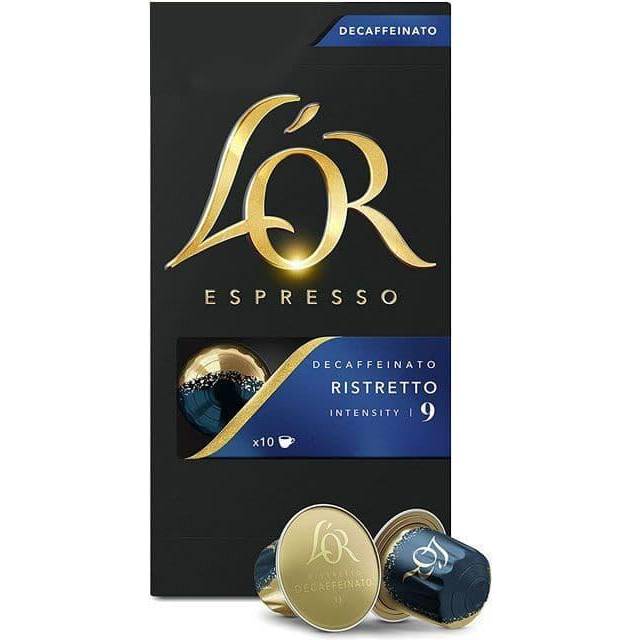 L'OR Espresso Ristretto Decaf Coffee Pods x10 Intensity 9