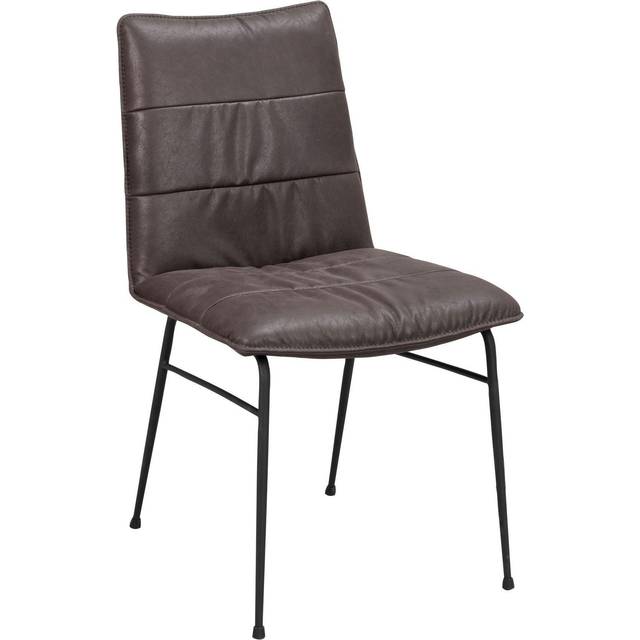 Rowico Home Bayland stol Mörkbrun Textil/svart
