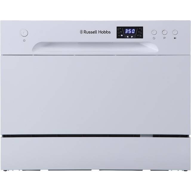 Russell Hobbs RHTTDW6W White 6 Place Setting Table Top Dishwasher - 44 x 55 x 50cm