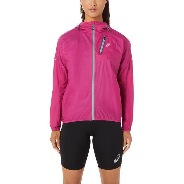 Asics Fujitrail Jacket Women Fuchsia Red (XS)