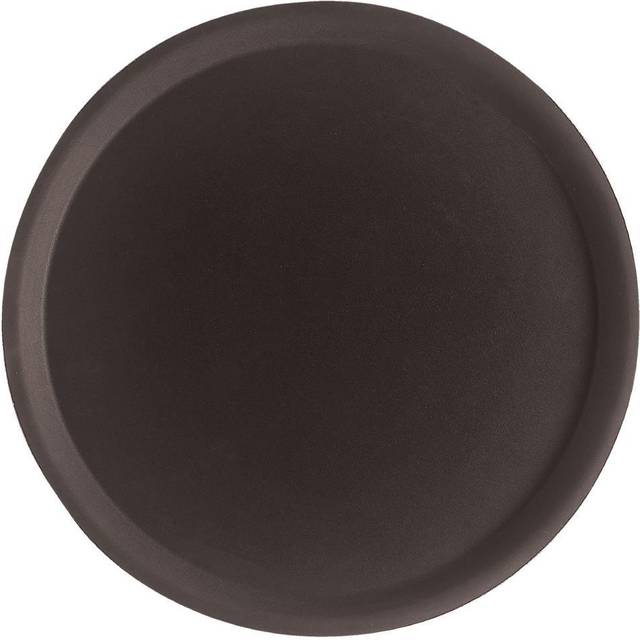 Cambro Camtread Fibreglass Round Non-Slip Tray Black 405mm