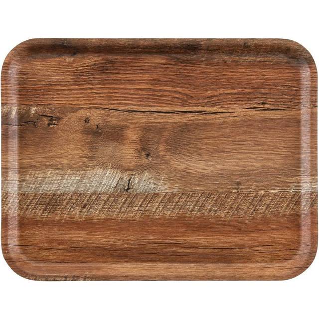 Cambro Madeira Laminate Canteen Tray Brown Oak 460mm