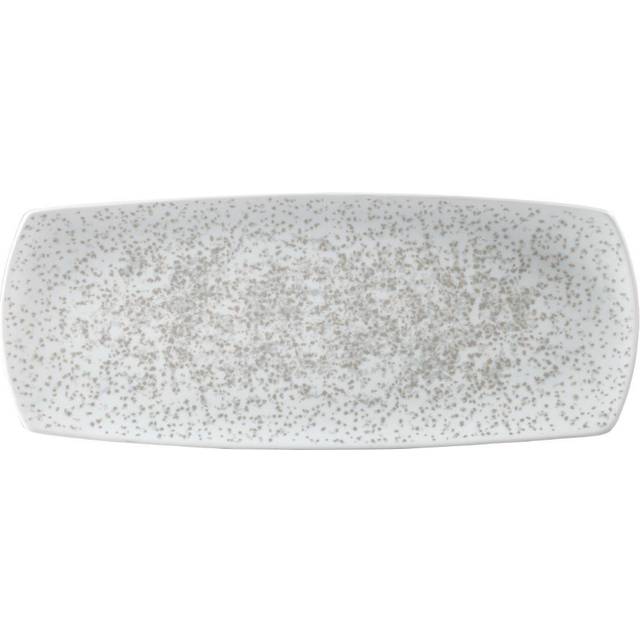 Churchill Menu Shades Caldera Rectangular Plates Chalk White 140 x 355mm