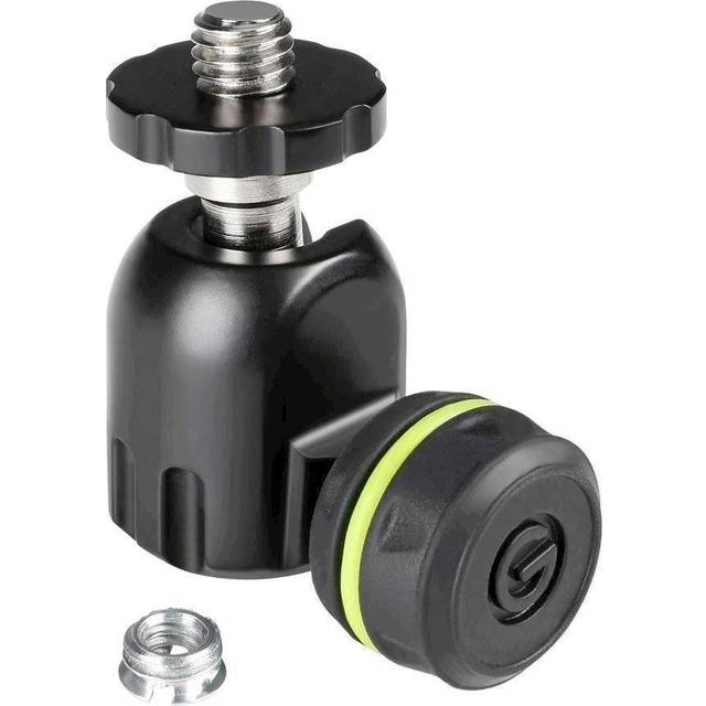 Gravity Lutt mikrofonadapter med kulled, GMSQT1B, svart