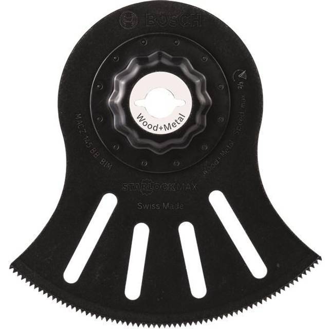 Bosch MACZ 145 BB Large Starlock Max Oscillating Multi Tool Metal and Wood Segment Saw Blade 145mm Pack of 1