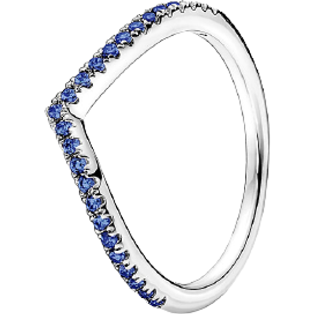 Pandora  Rings Blue Shimmering Wish Ring 196316C02