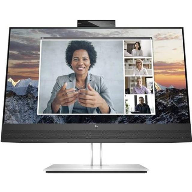 HP E24m G4 platta pc-skärmar 60,5 cm (23.8") 1920 x 1080 pixlar Full HD Svart, Silver